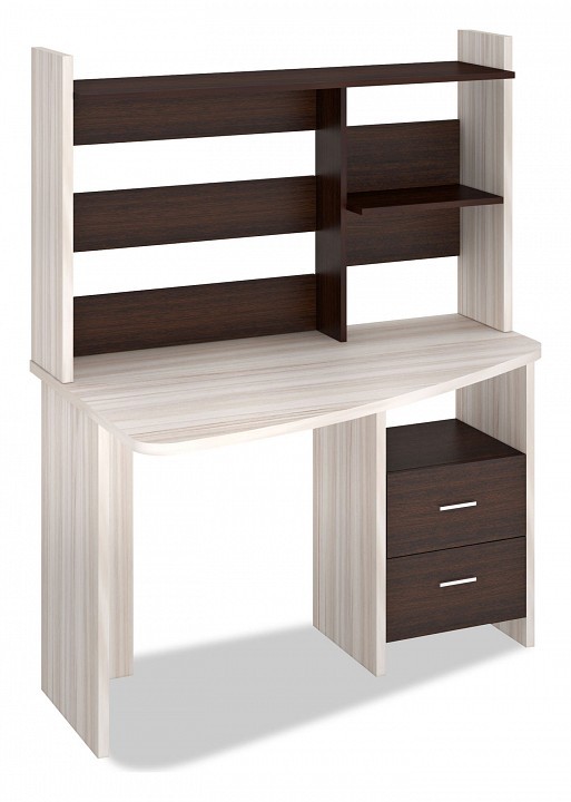 Стол компьютерный Домино Лайт СКЛ-Крл 120+НКЛ-120 MER_SKL-Krl120_NKL-120_KV_LEV