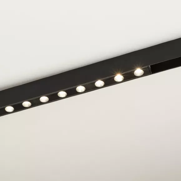 Трековый светильник Arlight Mag-Dots-25-L1000-30W Warm3000 034211, Черный, Теплый белый, Металл