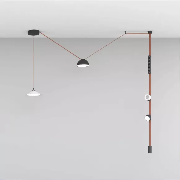 Трековый однофазный светильник Denkirs Belty Grill DK5571-BK, Черный, Теплый белый, Алюминий