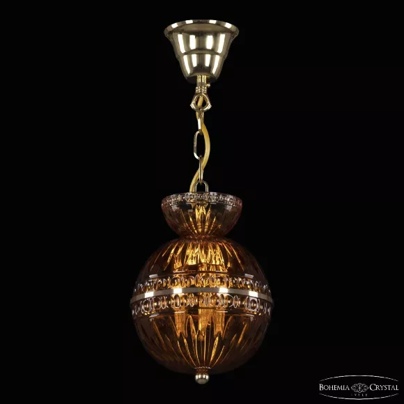 Подвесной светильник Bohemia Ivele Crystal 5480/17 G Amber/M-1G Подвесной светильник Bohemia Ivele Crystal 5480/17 G Amber/M-1G