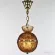 Подвесной светильник Bohemia Ivele Crystal 5480/17 G Amber/M-1G, Классика, Золото