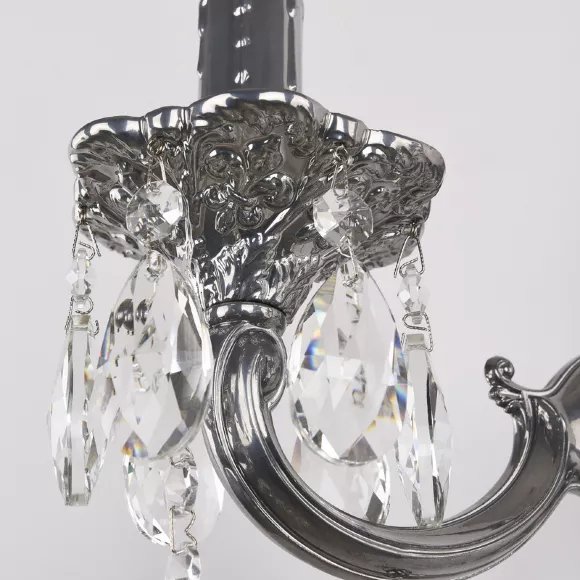 Бра Bohemia Ivele Crystal AL7801B10/2/175 B CG, Никель, Металл, Классика стиль, крупный план Бра Bohemia Ivele Crystal AL7801B10/2/175 B CG, Никель, Металл, Классика стиль, крупный план