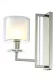 Бра Crystal Lux Nicolas NICOLAS AP1 NICKEL/WHITE, крупный план