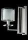 Бра Crystal Lux Nicolas NICOLAS AP1 NICKEL/WHITE, декоративные элементы крупным планом