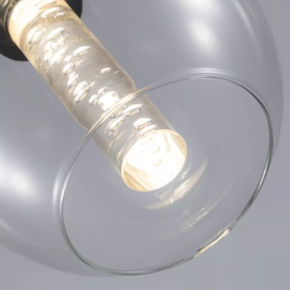 Подвесной светильник Arte Lamp Valley A1023SP-1CC, Хром, Прозрачный, Нейтральный белый, крупный план Подвесной светильник Arte Lamp Valley A1023SP-1CC, Хром, Прозрачный, Нейтральный белый, крупный план