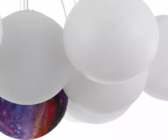 Подвесная люстра Kink Light Алди 08475-13,20, Бронза, Белый, Металл, крупный план