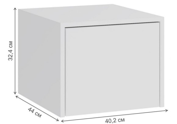 Тумбочка навесная Роут WO_593716
