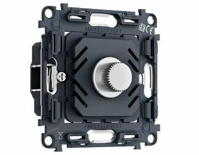 Механизм светорегулятора универсального поворотно-нажимного 25-600W/LED 5-300W QUANT PRO (EXTRA CONTROL) Ambrella Volt PR136