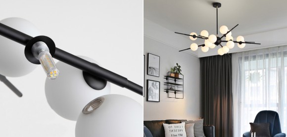 Люстра на штанге ImperiumLoft Cherry Bomb 148017-22