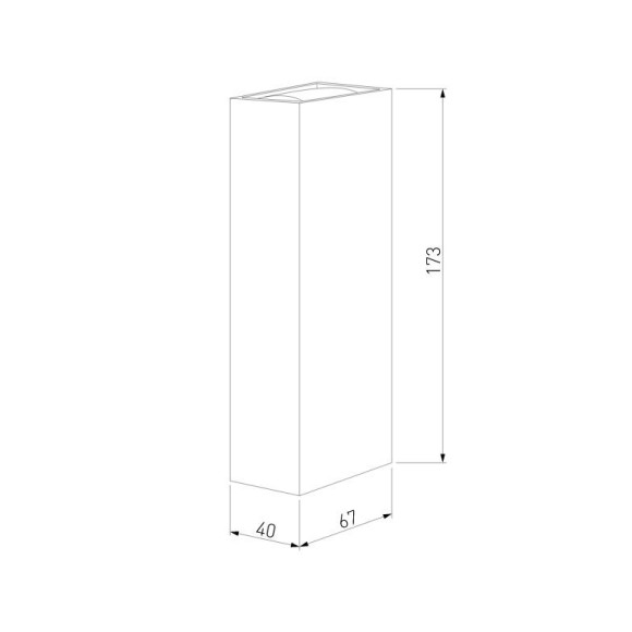 Уличный настенный светильник Elektrostandard Blaze 4690389179174