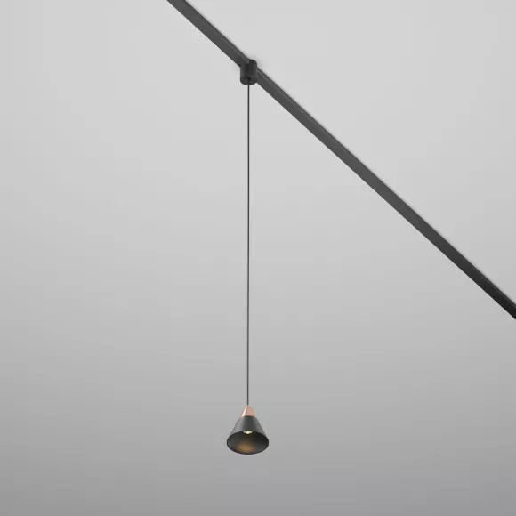 Трековый подвесной магнитный светильник Maytoni Cono TR166-1-7W3K-M-B, 3000, Теплый белый Трековый подвесной магнитный светильник Maytoni Cono TR166-1-7W3K-M-B, 3000, Теплый белый
