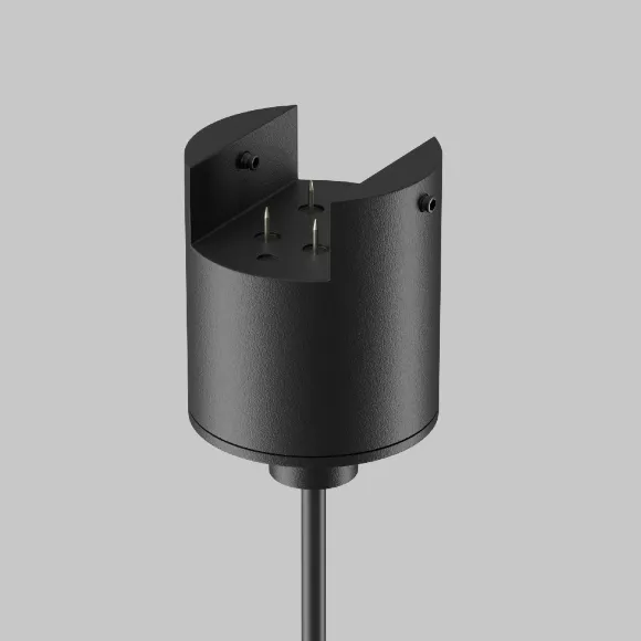 Трековый подвесной магнитный светильник Maytoni Cono TR166-1-7W3K-M-B, основание крупным планом Трековый подвесной магнитный светильник Maytoni Cono TR166-1-7W3K-M-B, основание крупным планом