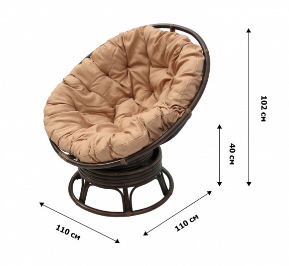 Кресло Папасан Roker D110 GST_CV-18C