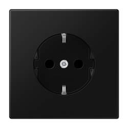 Розетка 2K+З со шторками Jung LS1520KISWM