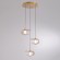 Подвесной светильник Delight Collection MD24020901-3A gold/cognac