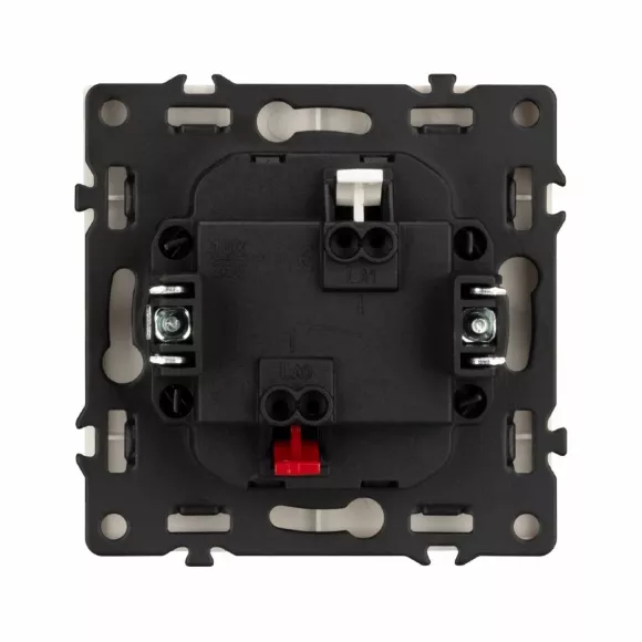 Механизм звонкового выключателя Arlight SWT-NOBE-MKR1-SFPL-CA (230V, 10A) 059436, вид сверху Механизм звонкового выключателя Arlight SWT-NOBE-MKR1-SFPL-CA (230V, 10A) 059436, вид сверху