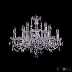 Подвесная люстра Bohemia Ivele Crystal 1402/6+3/195 Ni