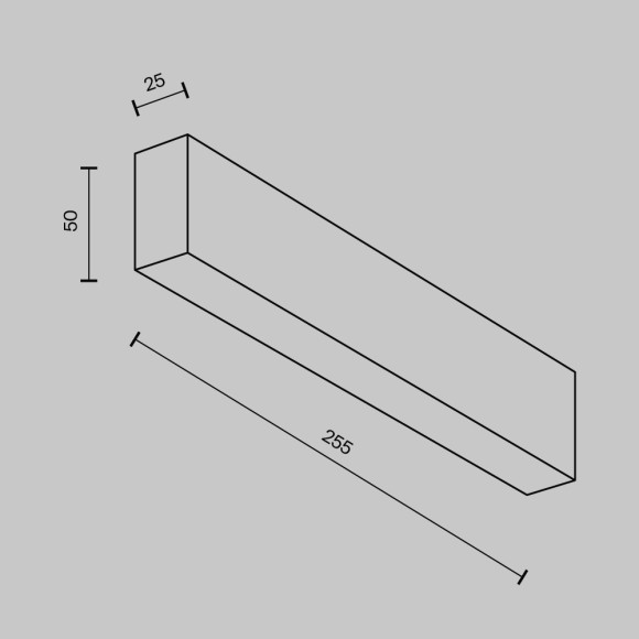 Линейный потолочный светильник Maytoni Basis C068CL-20W3-6K-W