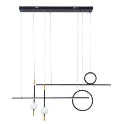 Подвесная светодиодная люстра Arte Lamp Polaris A2610SP-85BK