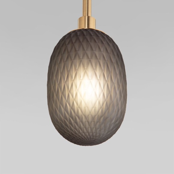 Каскадная люстра Eurosvet Pineapple 50266 дымчатый/прозрачный/янтарный a066528