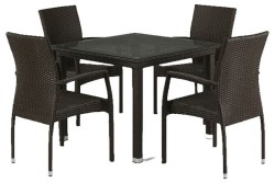 Набор уличный T257A/YC379A-W53 Brown AFN_T257A-YC379A-W53-Brown-4Pcs