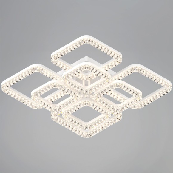 Потолочная люстра с пультом управления Reluce 09848-0.3-4+4B WH