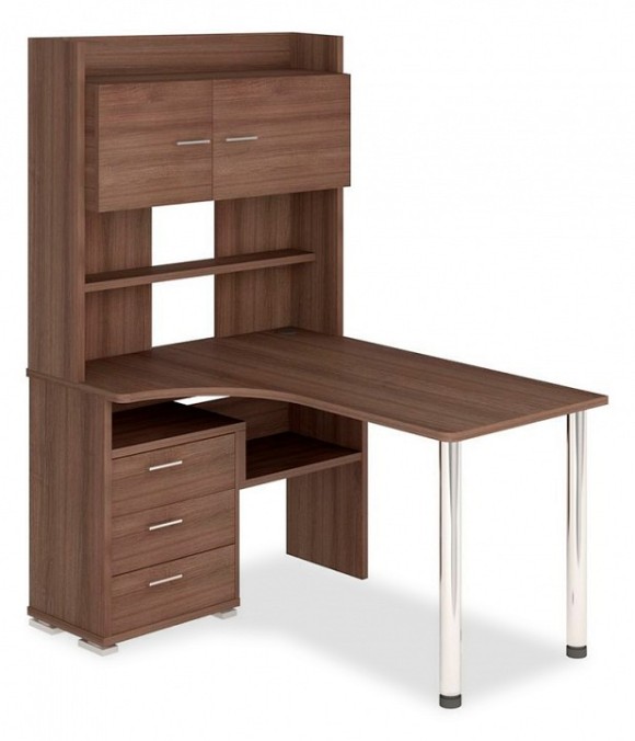 Стол компьютерный Домино СР-133-150 Ш-Ч-ЛЕВ MER_SR-133-150_SH-CH-LEV