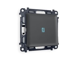 Комплект механизма 1-кл выключателя с подсветкой Ambrella Volt Alfa MA902020