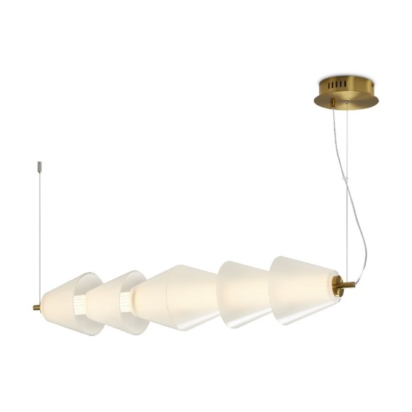 Подвесная светодиодная люстра Freya Plum FR6137PL-L21BT2