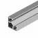 Профиль Arlight SL-KUB-DISPLAY-2525-2000 ANOD (Алюминий) 055911, крупный план