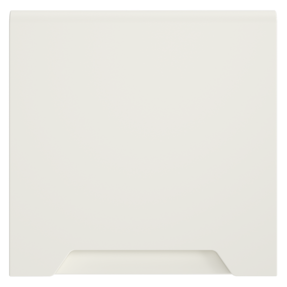 Накладка для розетки с заземлением, защитными шторками и крышкой Voltum S70 (хлопок) VLS000813