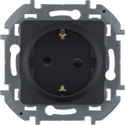 Розетка с/з со шторками Legrand Inspiria 673733