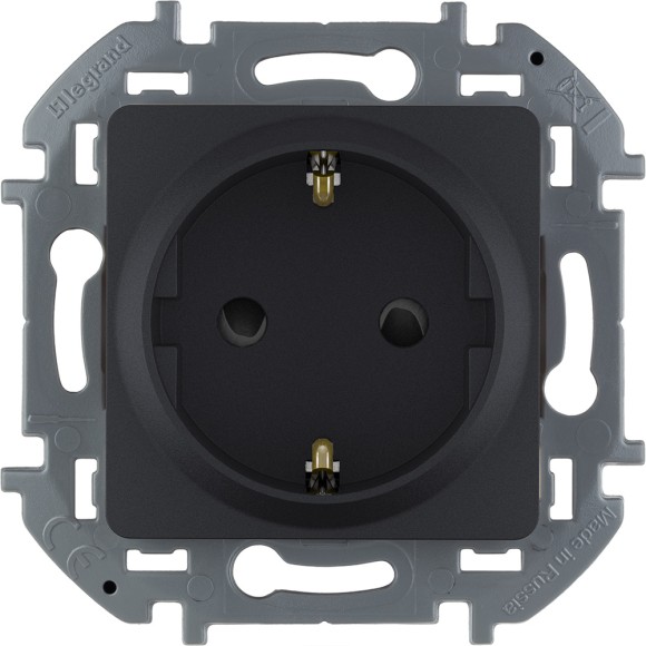 Розетка с/з со шторками Legrand Inspiria 673733