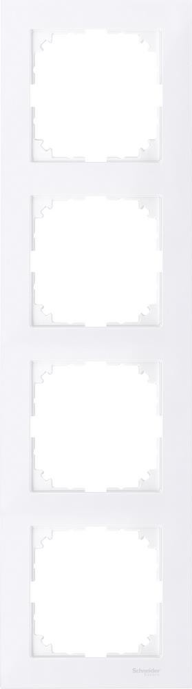 Рамка на 4 поста Schneider Electric Merten MTN4040-3625