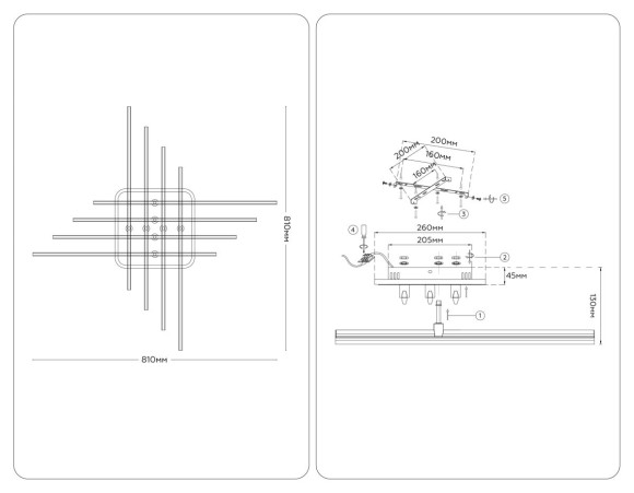 Потолочный светильник Ambrella Light Comfort LineTech FL6263