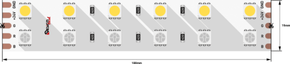 Светодиодная лента DesignLed DSG5120-24-RGB+NW-33 001205