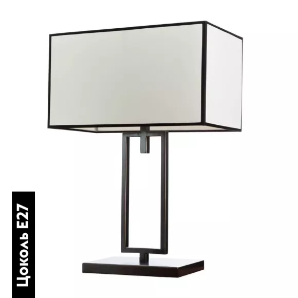 Настольная лампа Divinare Porta 5933/01 TL-1, Черный, Бежевый, Металл