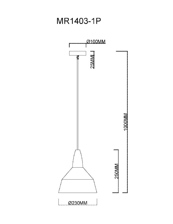 Подвесной светильник MyFar Brigitte MR1403-1P