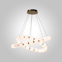 Подвесная светодиодная люстра AM Group Pearl PEARL-D800+600 FGD