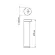 Уличный светильник Arlight LGD-Path-Round120-H450B-12W Warm White 020336, вид сбоку