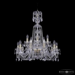 Подвесная люстра Bohemia Ivele Crystal 1402/10+5/240/XL-77 G