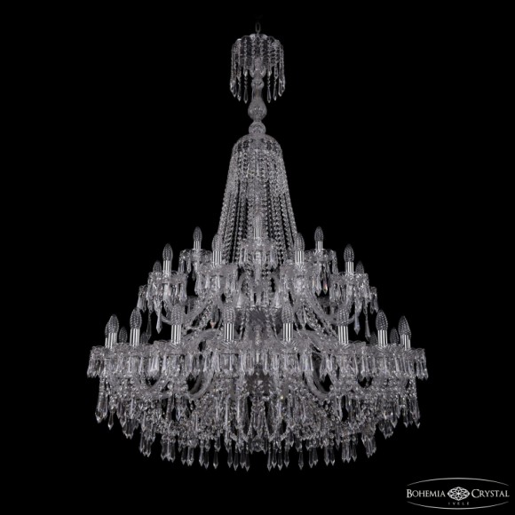 Подвесная люстра Bohemia Ivele Crystal 1403/20+10+5/400/XL-164/2d Ni