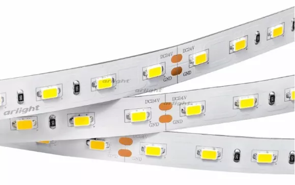 Светодиодная лента Arlight ULTRA-5000 24V Warm 2xH (5630, 300 LED, LUX) 017456