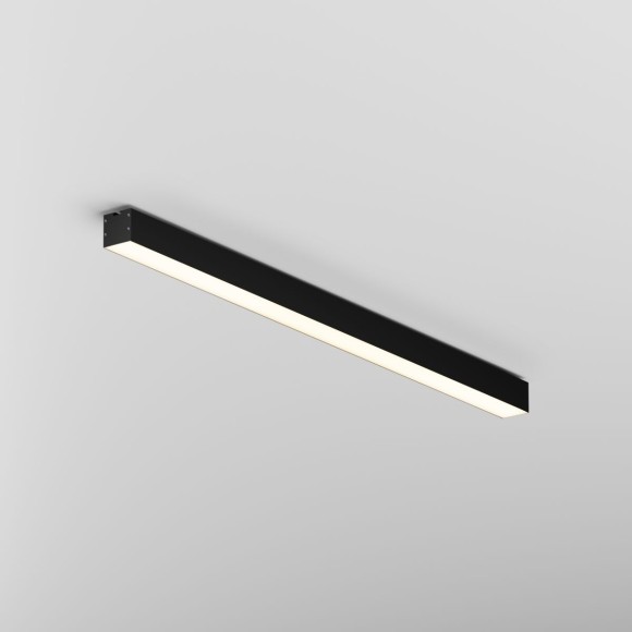 Линейный накладной светильник Maytoni Technical 3000K 50x50 (Черный, 1 м) LL311027