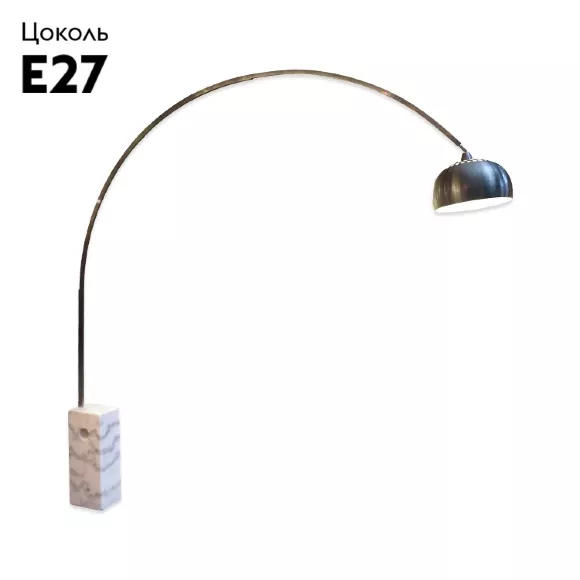 Торшер DeLight Collection Floor lamp 7035F, Хром, Металл, Модерн стиль Торшер DeLight Collection Floor lamp 7035F, Хром, Металл, Модерн стиль