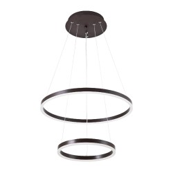 Подвесная светодиодная люстра с пультом управления LED4U L55000-2HL BR