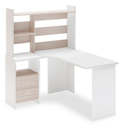 Стол компьютерный Домино Lite СКЛ-Угл130+НКЛ-120 БЕК ЛЕВ MER_SKL-Ugl130_NKL-120_BEK_LEV