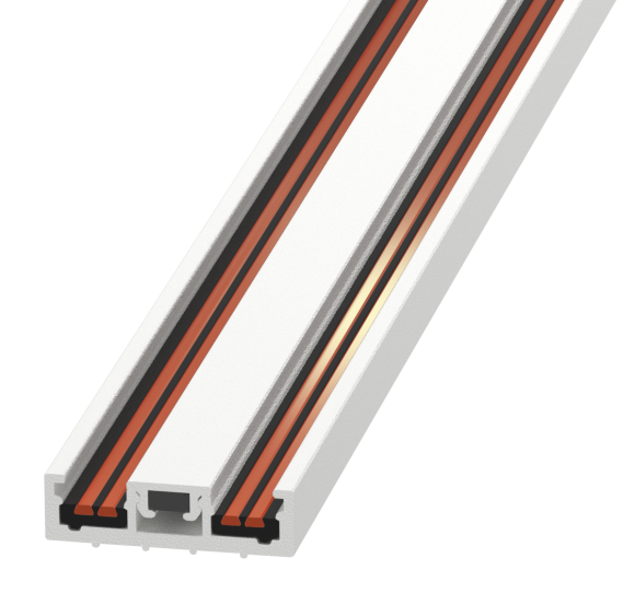 Ультратонкий накладной магнитный шинопровод iLedex Vision 4825-25/7-3000-WH