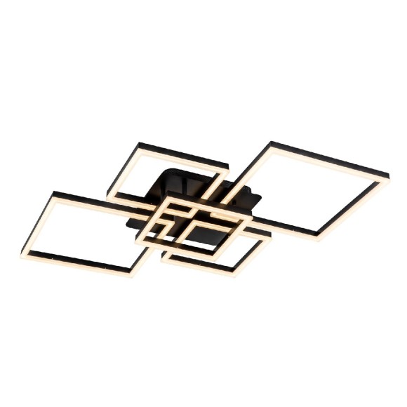 Потолочная светодиодная люстра с пультом управления LED4U L11041-5 BK