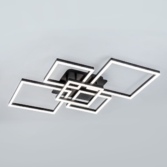 Потолочная светодиодная люстра с пультом управления LED4U L11041-5 BK